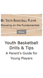 Mobile Screenshot of my-youth-basketball-player.com
